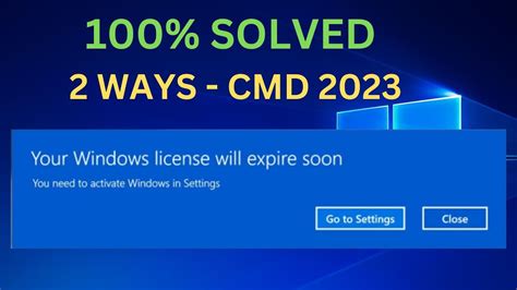Windows 10 activated shows expires